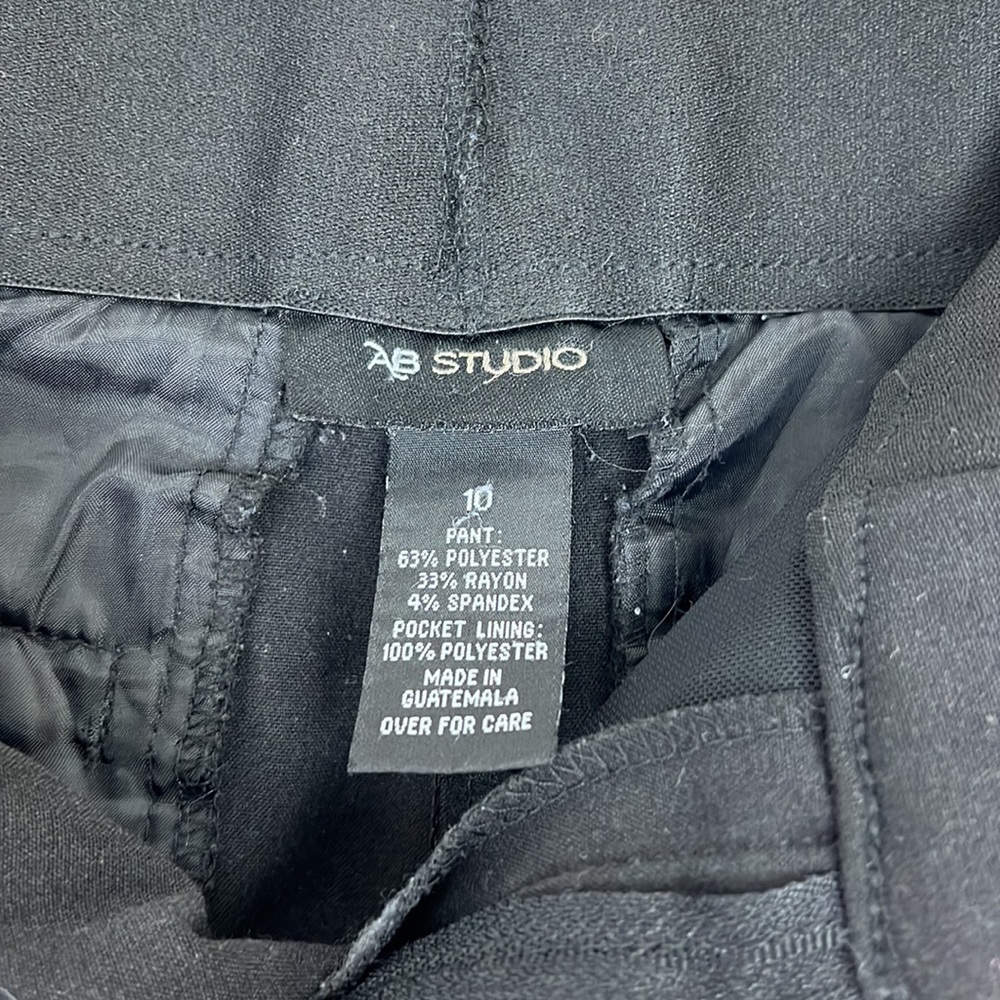 AB STUDIO Dress Pants Women’s inseam 27” size 10 - Picture 7 of 7
